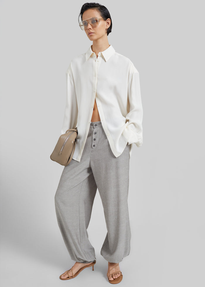 Bina Padded Shirt - Ivory