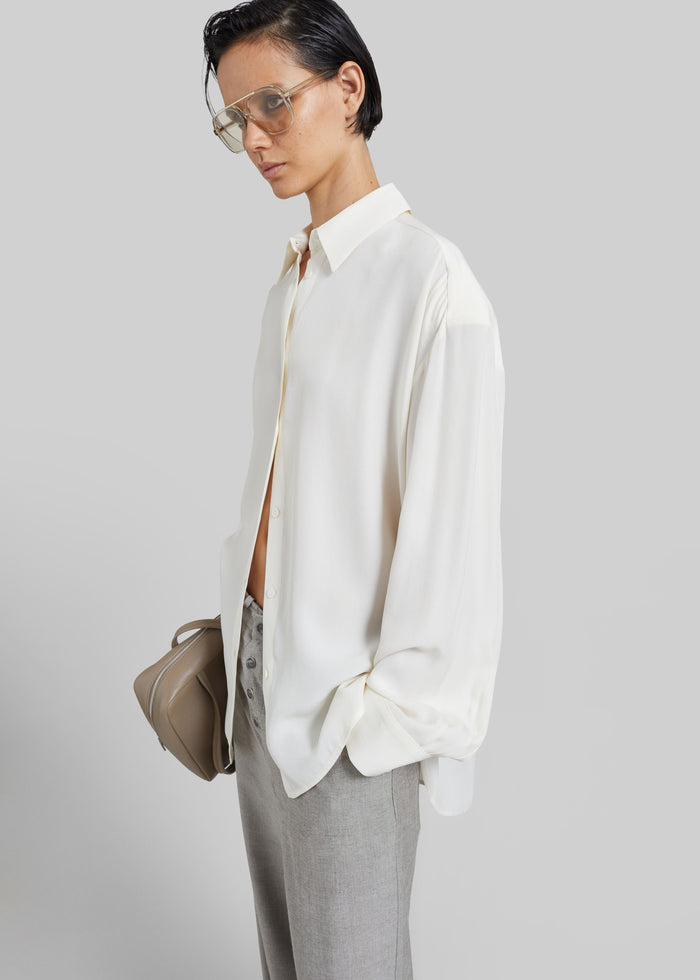 Bina Padded Shirt - Ivory