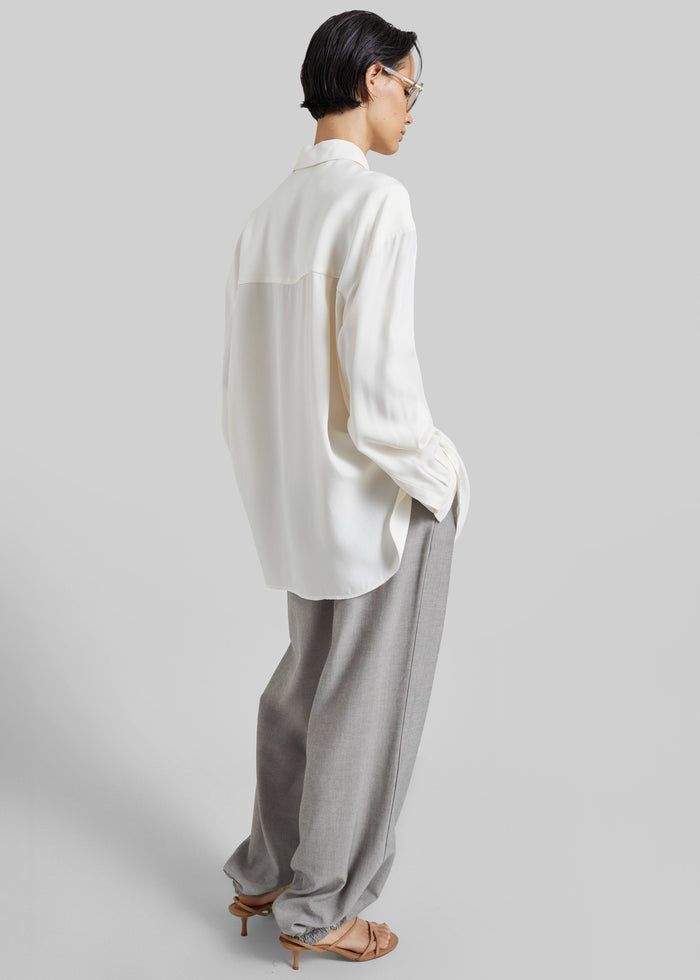 Bina Padded Shirt - Ivory