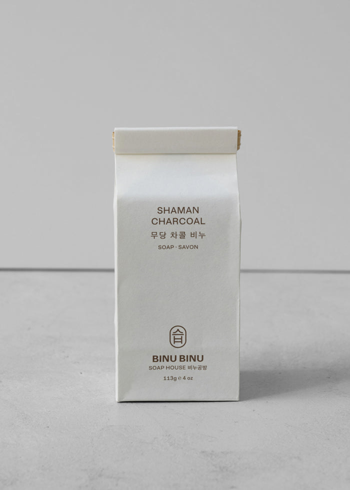 Binu Binu Bar Soap - Shaman Charcoal