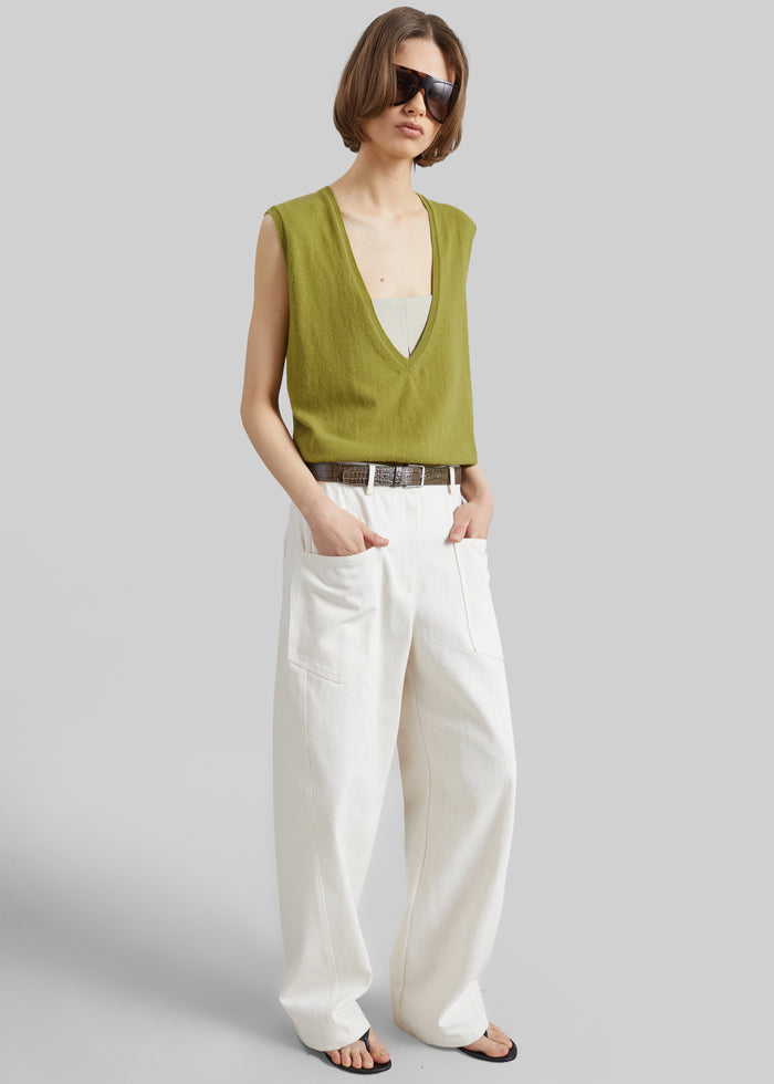 Bliss Barrel Leg Jeans - Ivory
