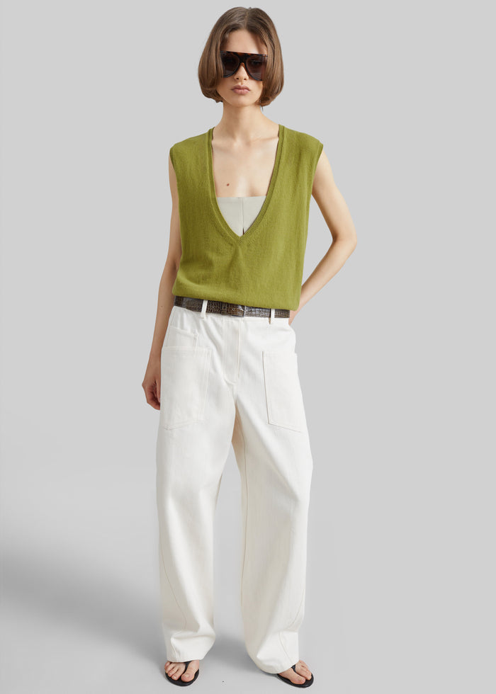 Bliss Barrel Leg Jeans - Ivory