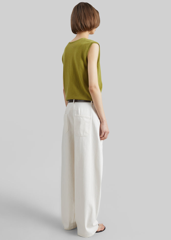 Bliss Barrel Leg Jeans - Ivory