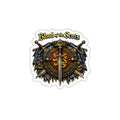 Blood of the Scots Die-Cut Sticker — Scottish Crest Sword & Lion Emblem