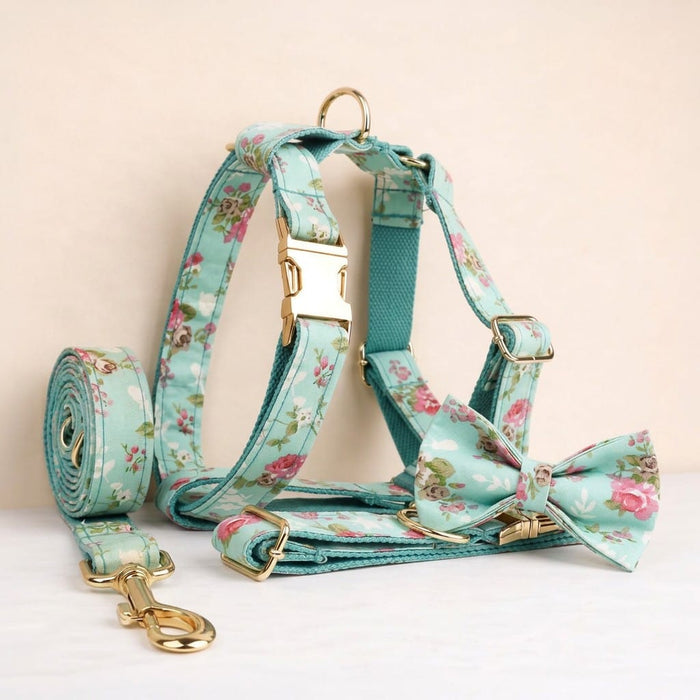 Blue Blossom Floral Set
