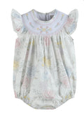 bouquet floral smocked bubble