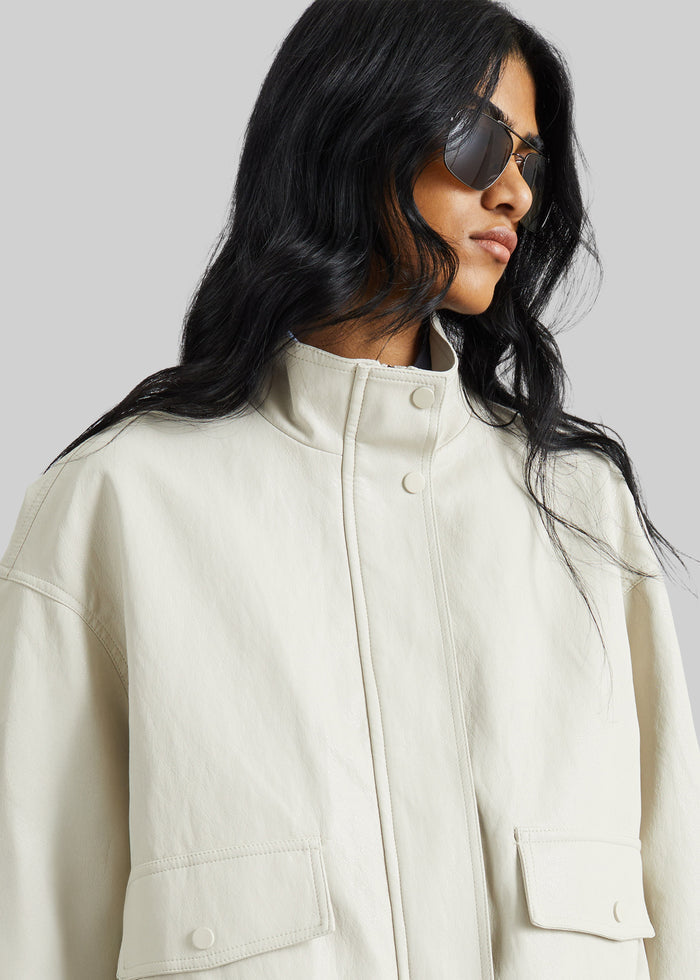 Brasov Bubble Hem Jacket - Light Beige