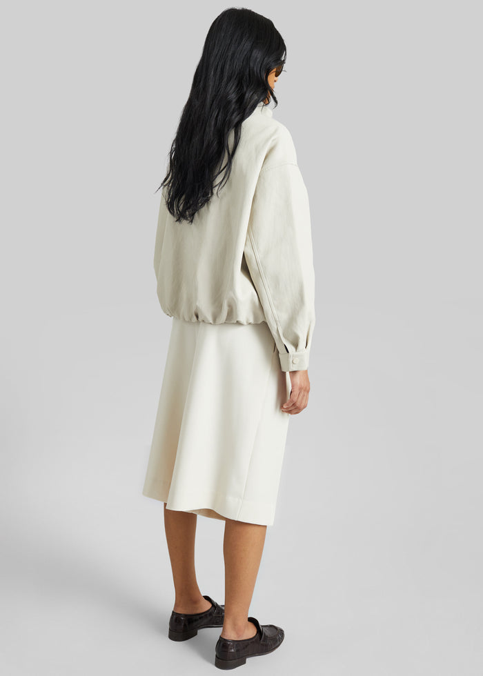 Brasov Bubble Hem Jacket - Light Beige
