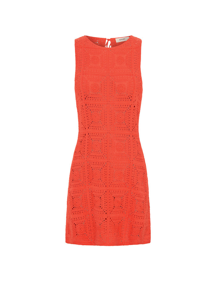 Brenna Crochet Mini Dress