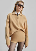 Bresica Knit Hot Pants - Camel