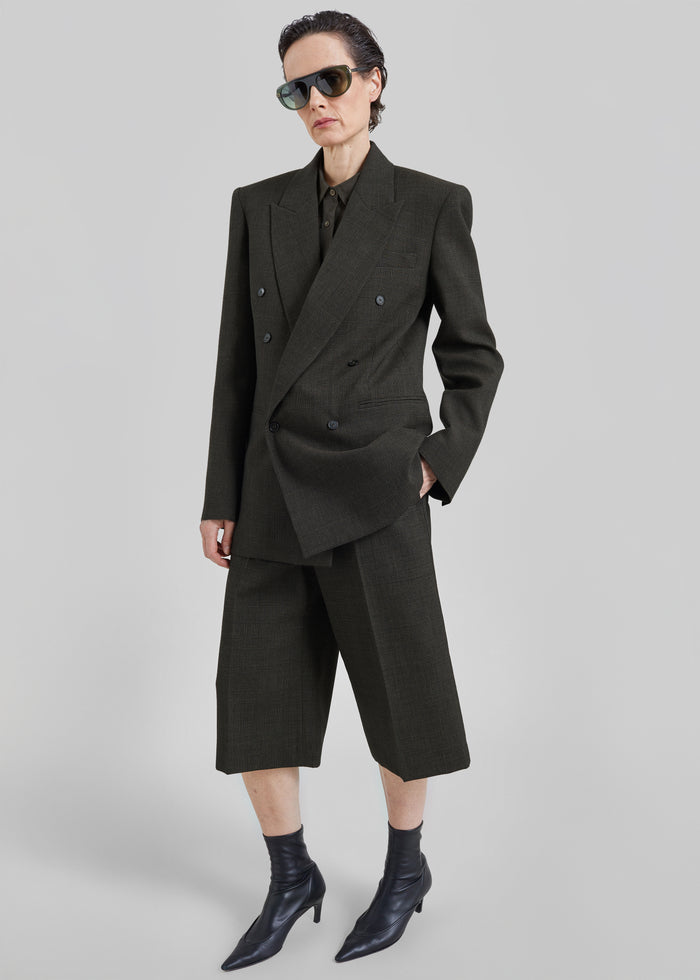 Brickell Bermuda Shorts - Olive Glen Plaid