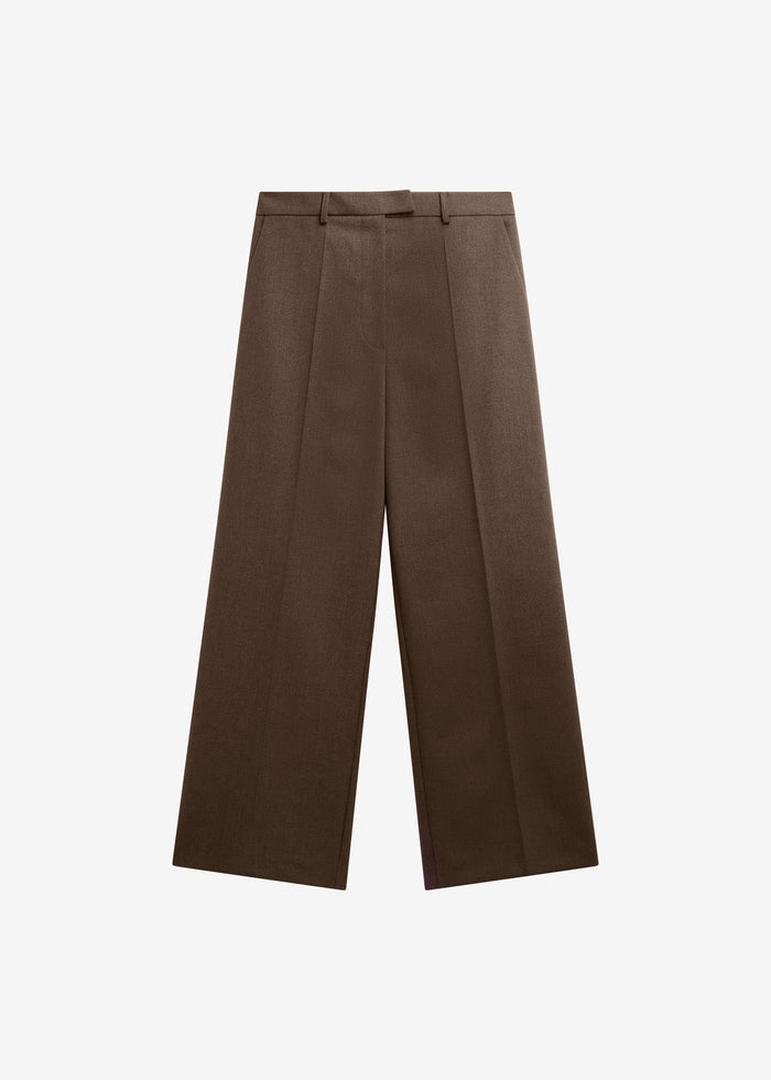 Brickell Flannel Trousers - Mocha