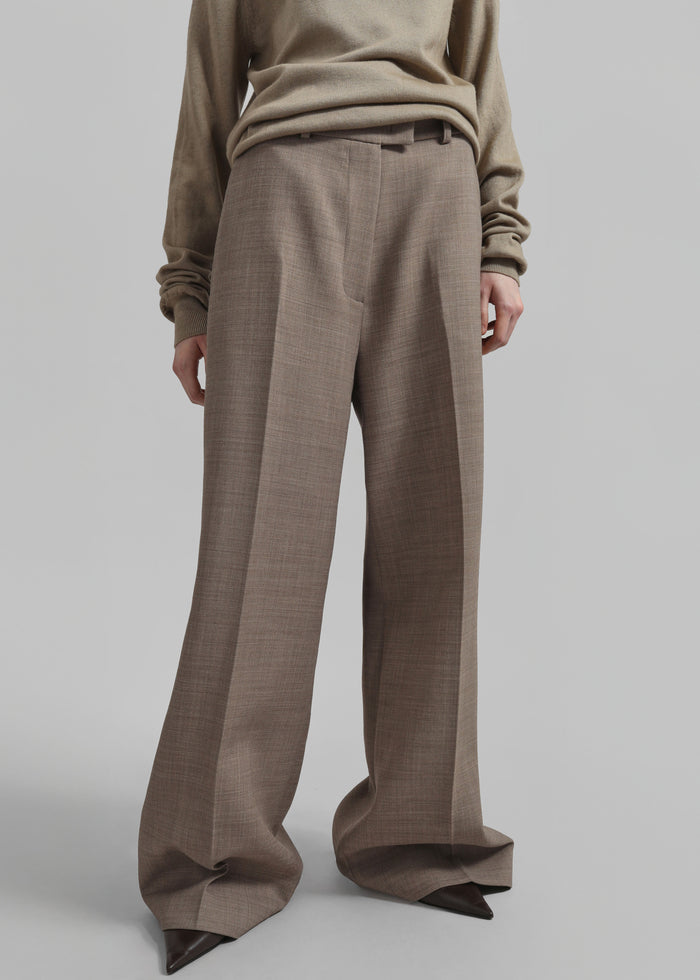 Brickell Trousers - Taupe Melange