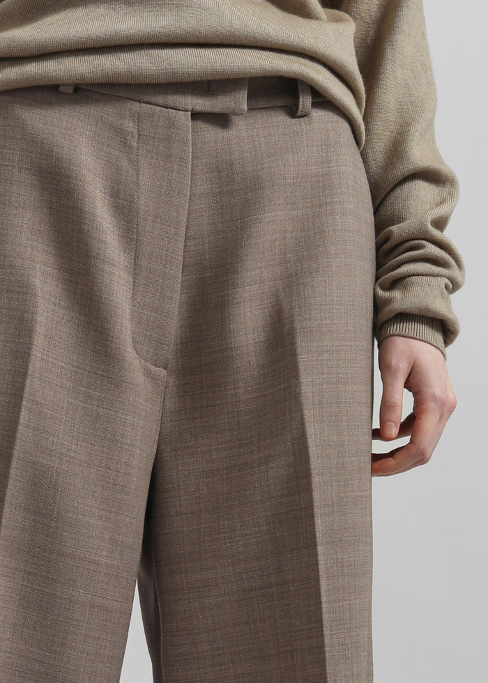 Brickell Trousers - Taupe Melange