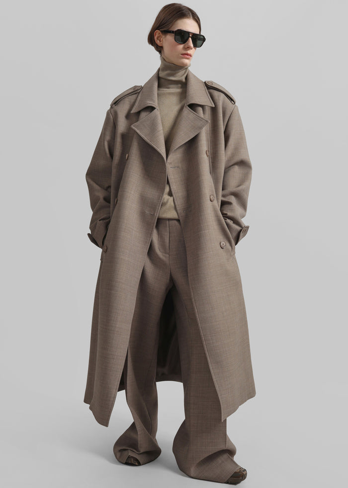 Brickell Trousers - Taupe Melange