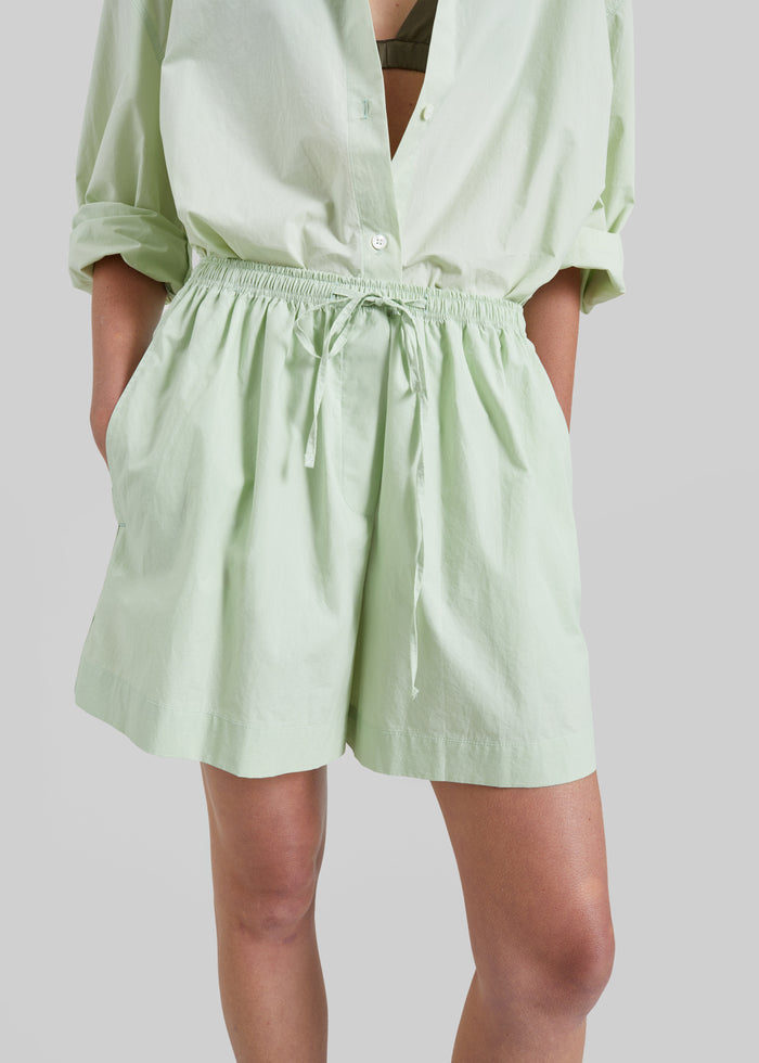 Brisay Cotton Shorts - Mint