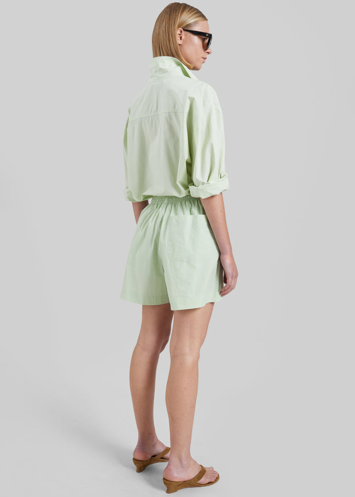 Brisay Cotton Shorts - Mint