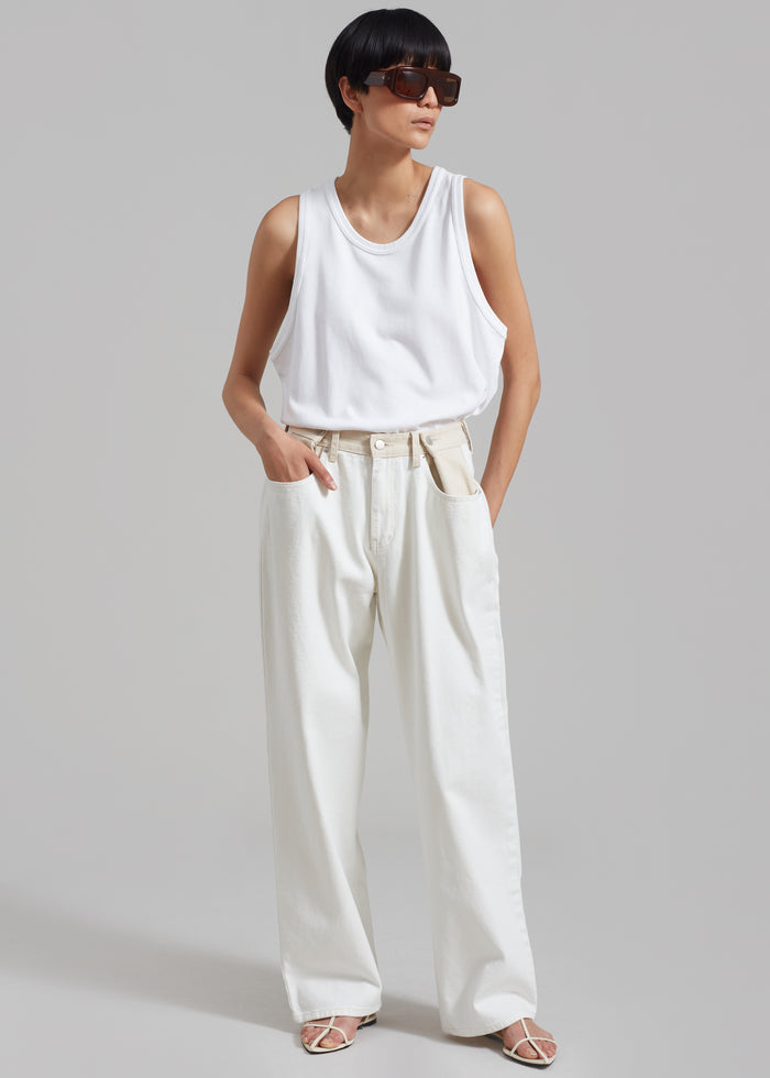 Briston Boxy Tank - White