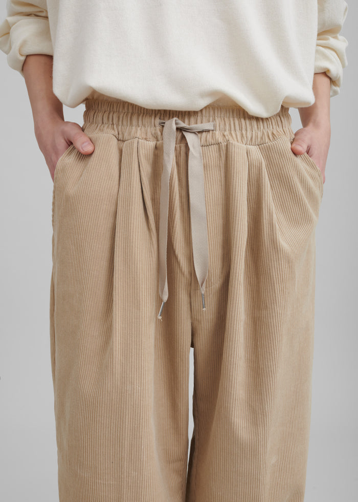 Brixton Corduroy Joggers - Beige