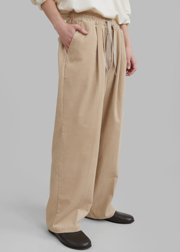 Brixton Corduroy Joggers - Beige