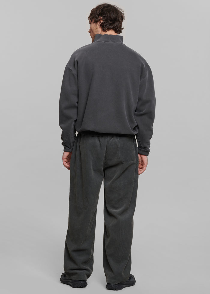 Brixton Corduroy Joggers - Charcoal
