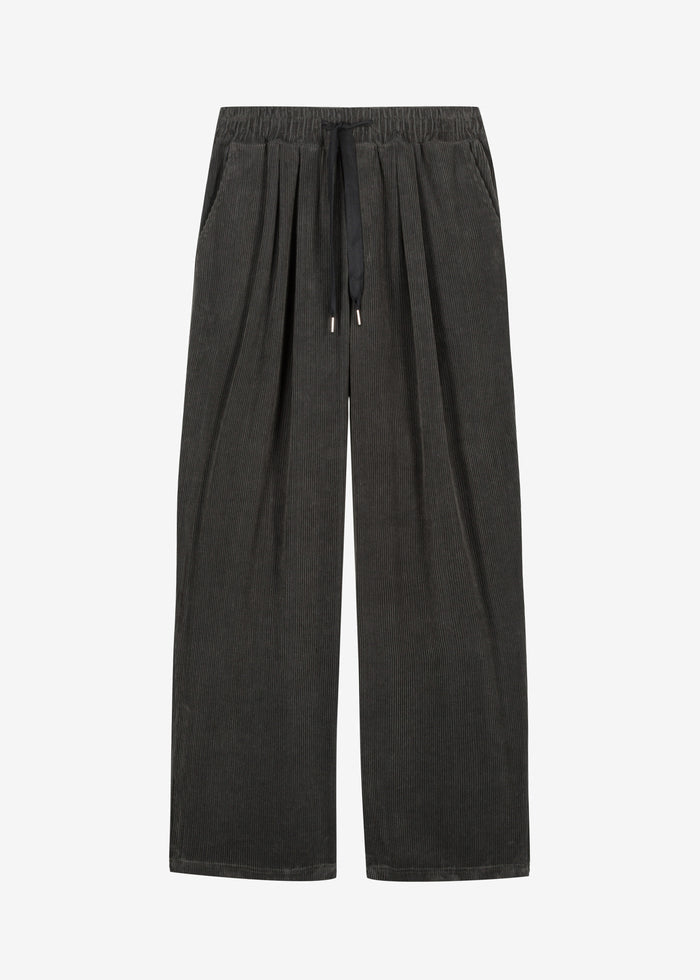 Brixton Corduroy Joggers - Charcoal