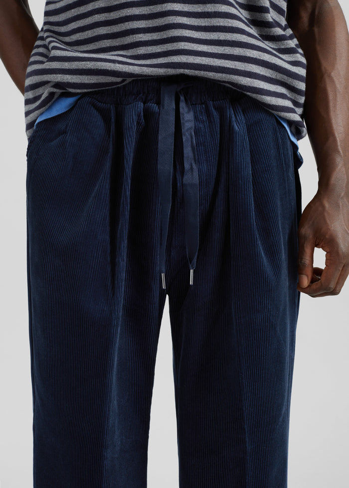 Brixton Corduroy Joggers - Navy