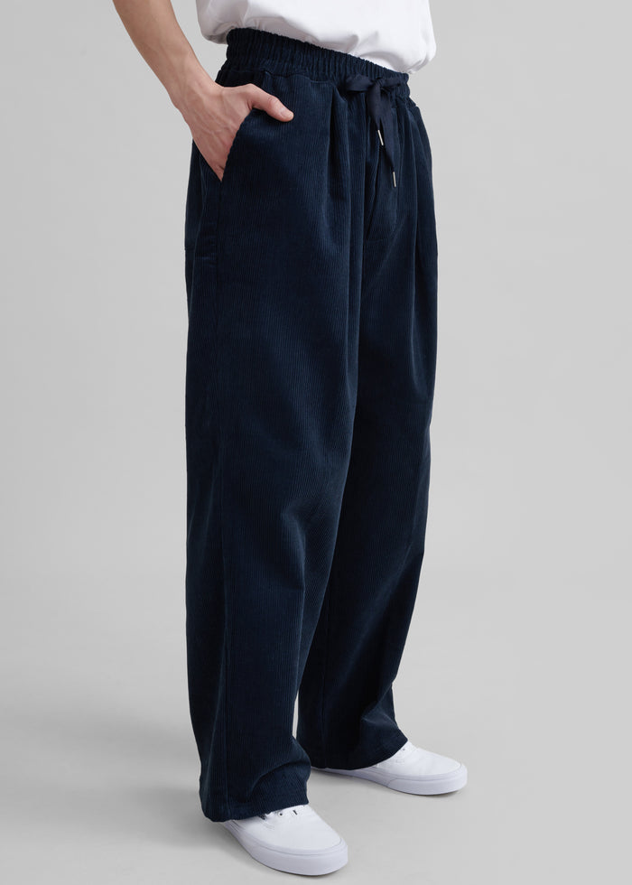 Brixton Corduroy Joggers - Navy