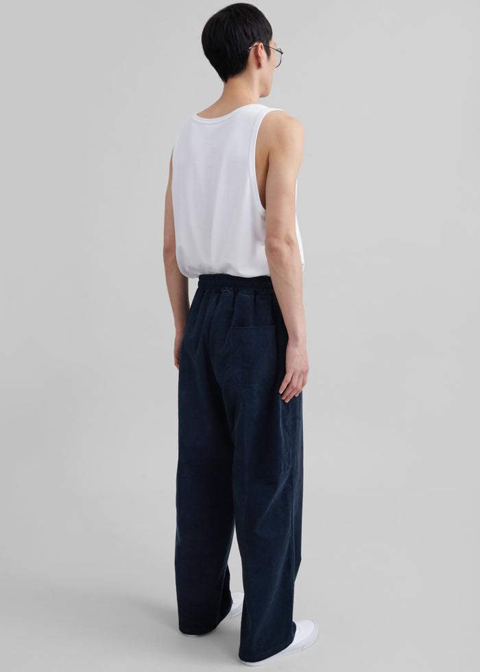 Brixton Corduroy Joggers - Navy