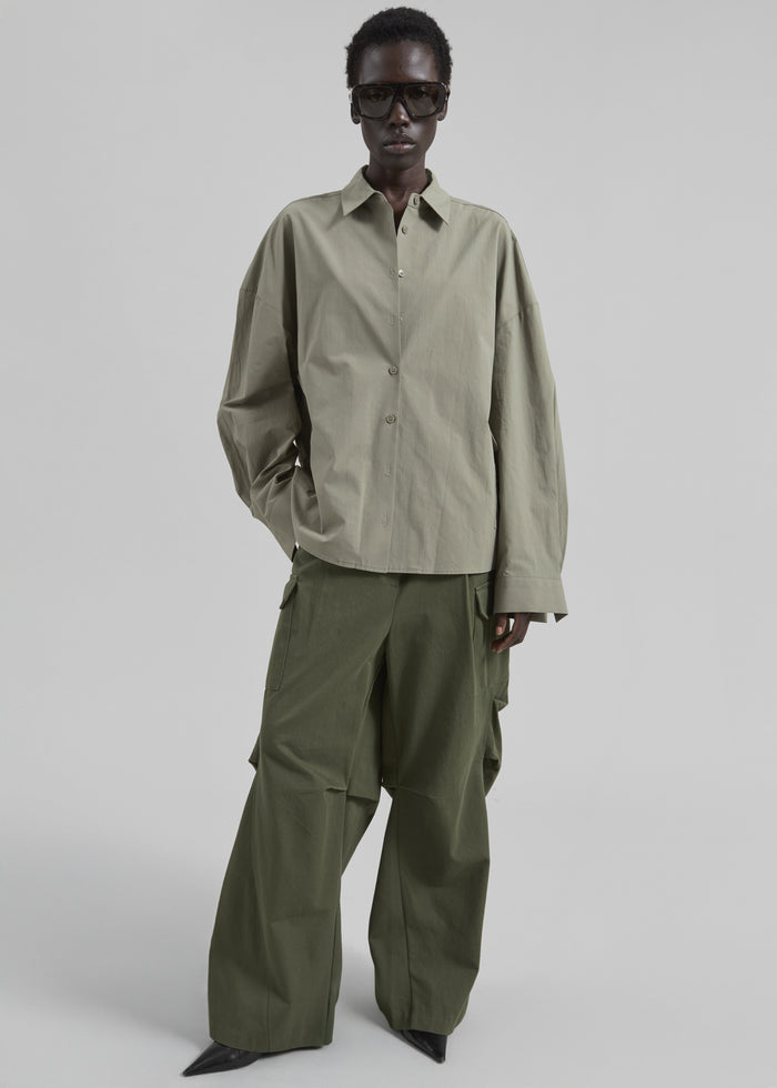 Bronte Cargo Pants - Army Green
