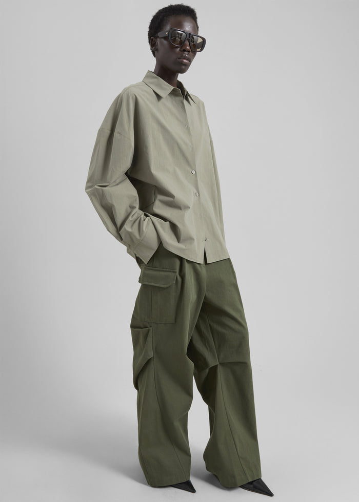 Bronte Cargo Pants - Army Green