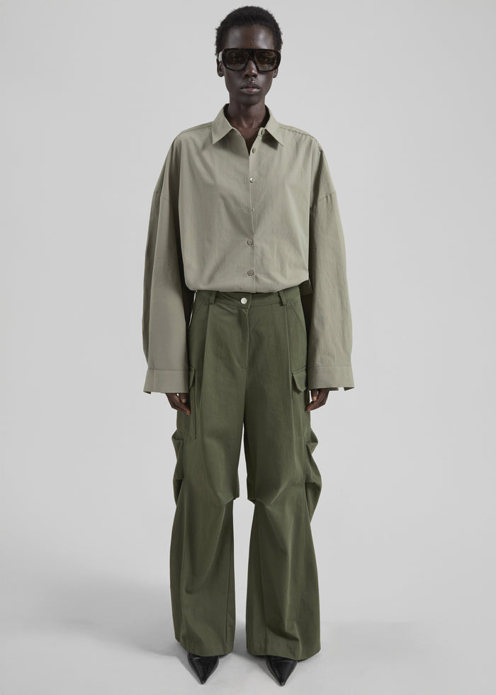 Bronte Cargo Pants - Army Green