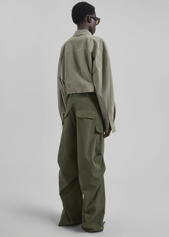 Bronte Cargo Pants - Army Green
