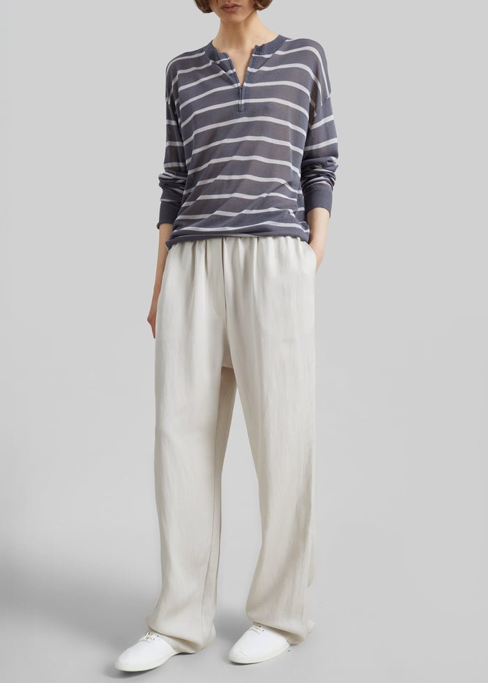Bruna Linen Soft Pants - Light Beige