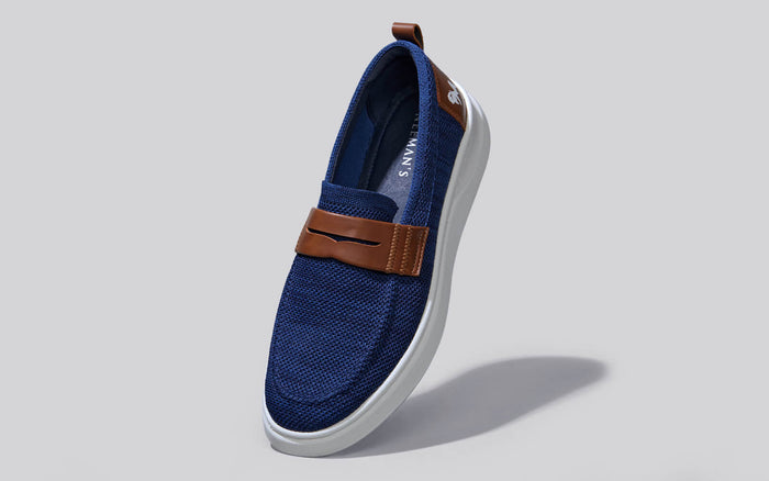 Navy/Tan