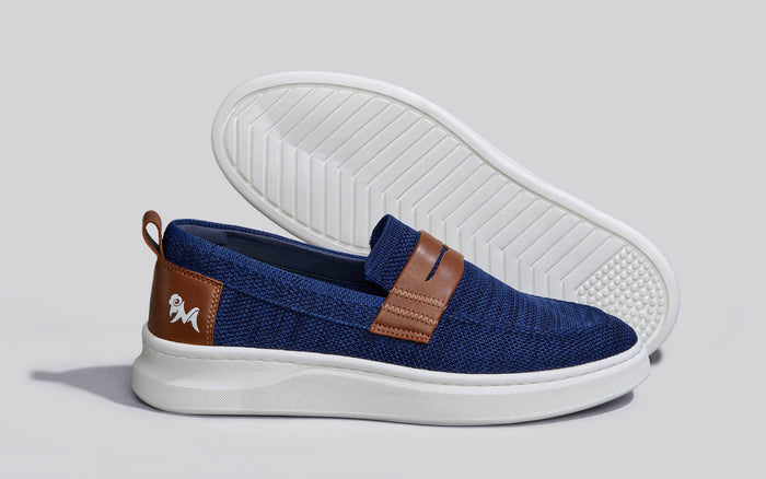 Navy/Tan