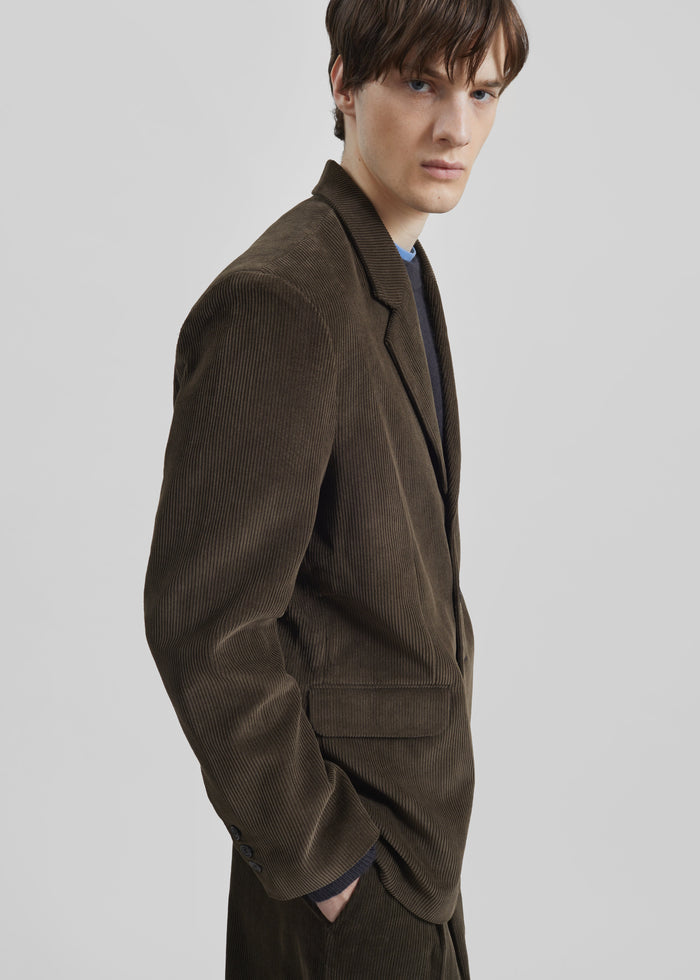 Bryant Corduroy Blazer - Brown