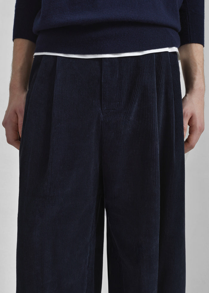 Bryant Corduroy Pants - Dark Navy