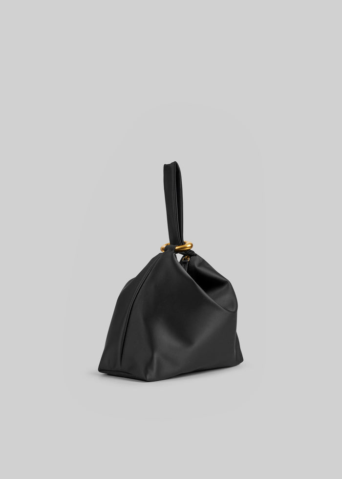 By Malene Birger Isadora Satin Clutch - Black