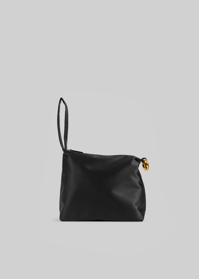 By Malene Birger Isadora Satin Clutch - Black