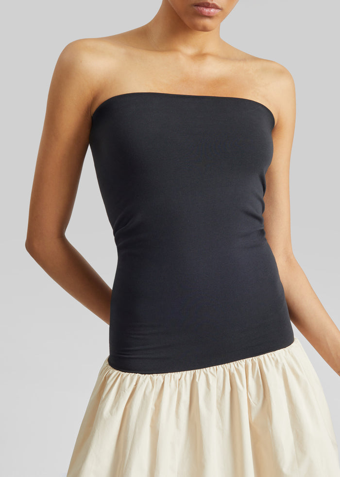 By Malene Birger Marcia Cotton Mini Dress - Oyster Gray