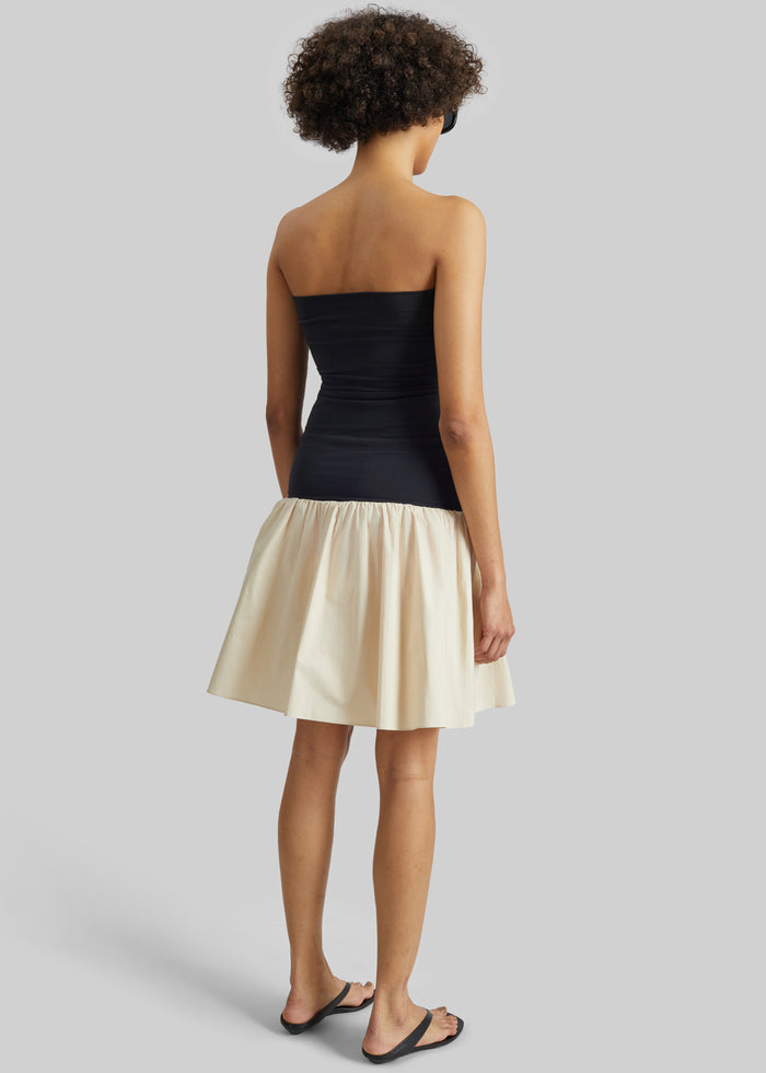 By Malene Birger Marcia Cotton Mini Dress - Oyster Gray