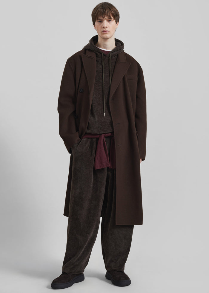 Caleb Velvet Joggers - Brown