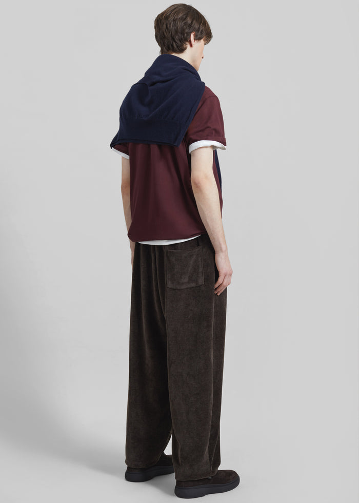 Caleb Velvet Joggers - Brown