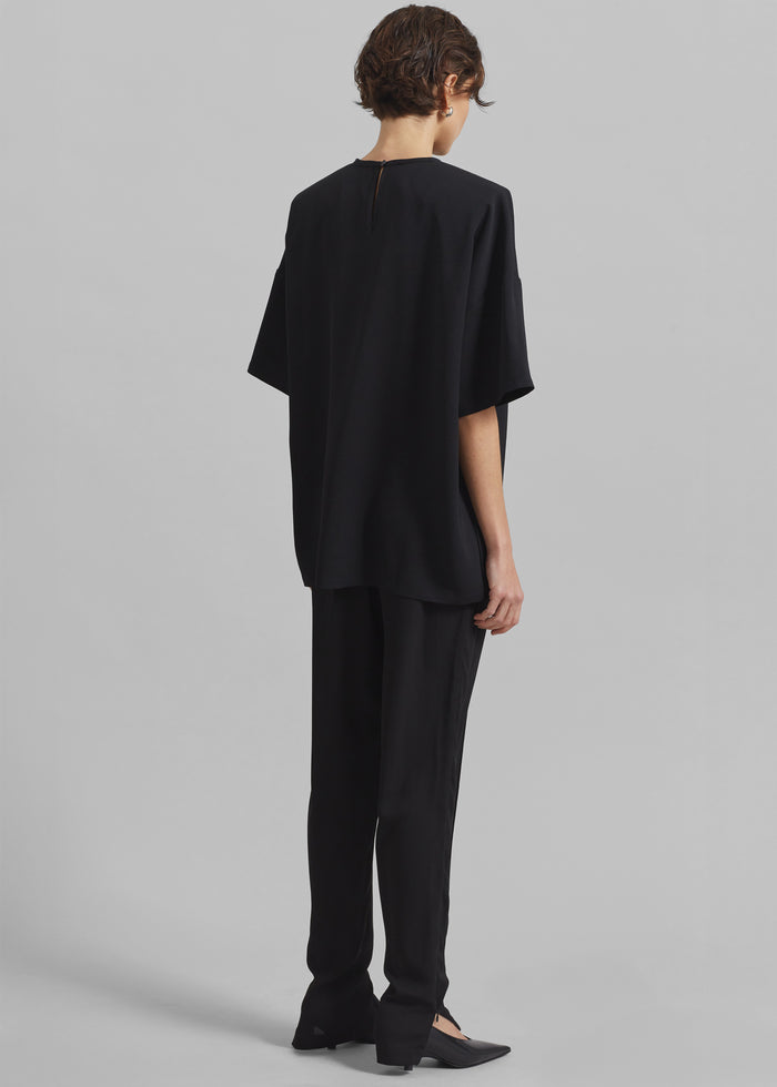 Callice Padded T-Shirt - Black