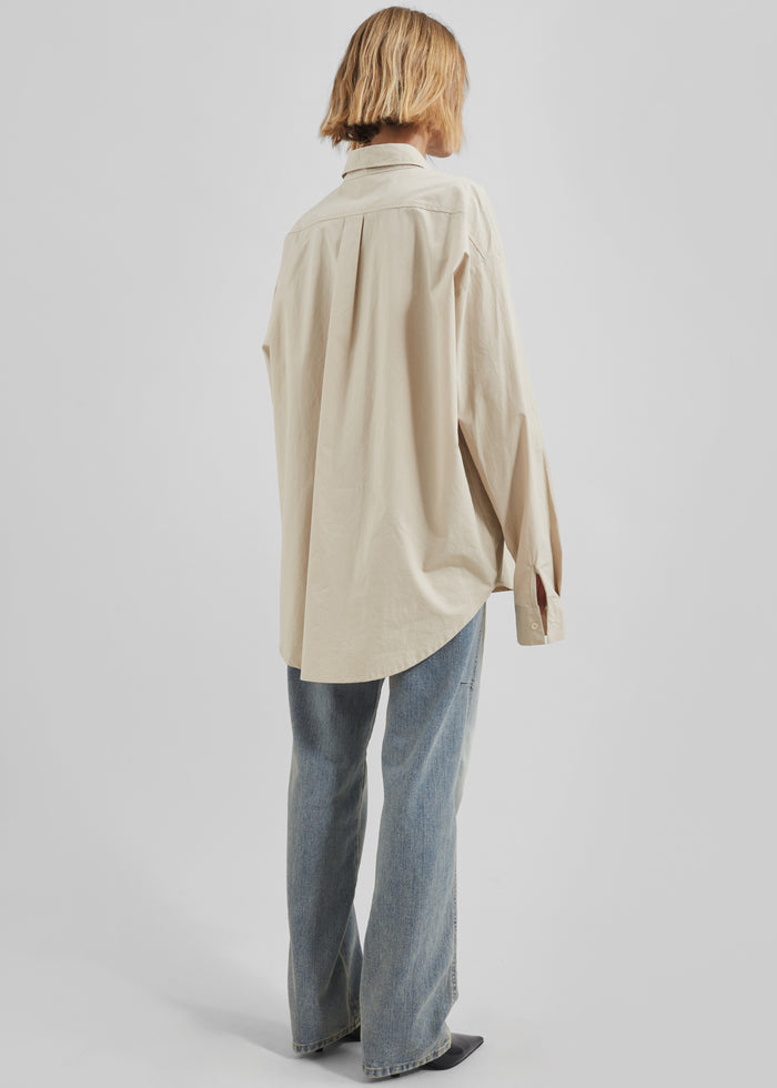 Calypso Cotton Shirt - Beige