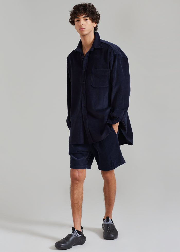 Camden Corduroy Shorts - Navy