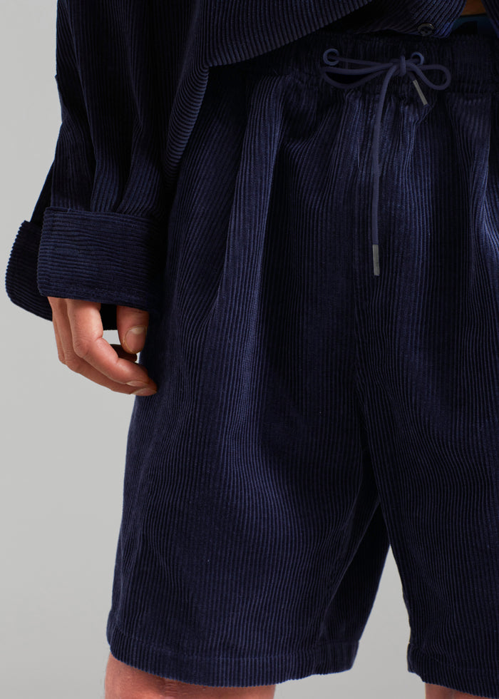 Camden Corduroy Shorts - Navy