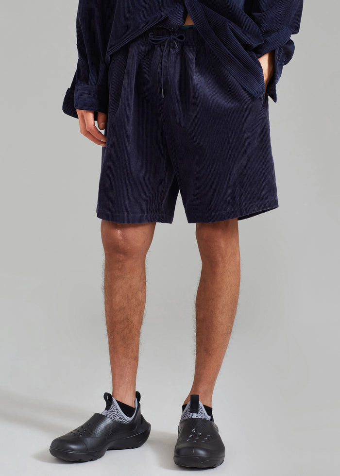 Camden Corduroy Shorts - Navy