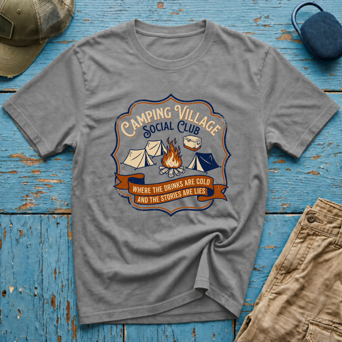 Camping Village Graphic T-Shirt